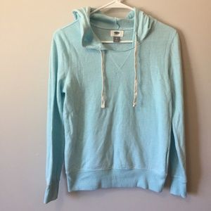 XS Old Navy Light Blue Lightweight Hoodie